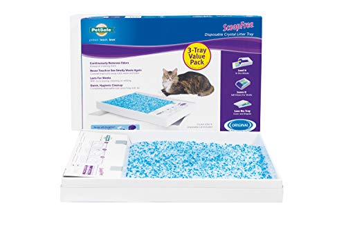 Product Cover PetSafe ScoopFree Self-Cleaning Cat Litter Box Tray Refills with Premium Blue Non-Clumping Crystals - 3 Pack