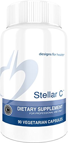Product Cover Designs for Health Vitamin C + Bioflavonoid Capsules - Stellar C, 600mg Vitamin C + 200mg Bioflavonoids for Immune Support (90 Capsules)