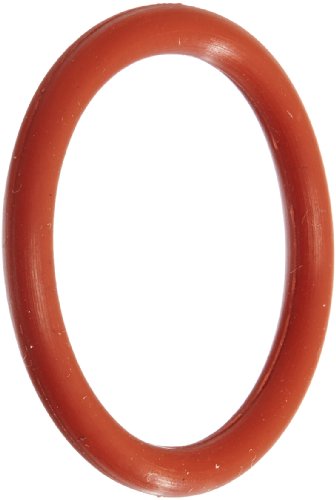 Product Cover 010 Silicone O-Ring, 70A Durometer, Red, 1/4
