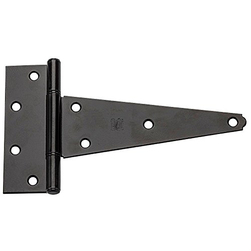 Product Cover National Hardware N129-213 V286 Extra Heavy T Hinges in Black, 2 pack