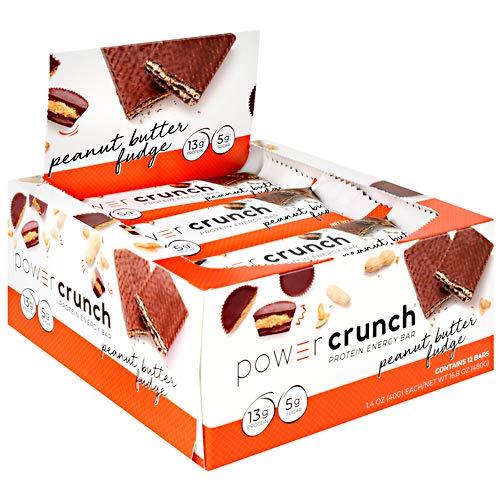Product Cover Power Crunch Protein Energy, Peanut Butter Fudge Butter Fudge, 1.4 Ounce, 12 pack