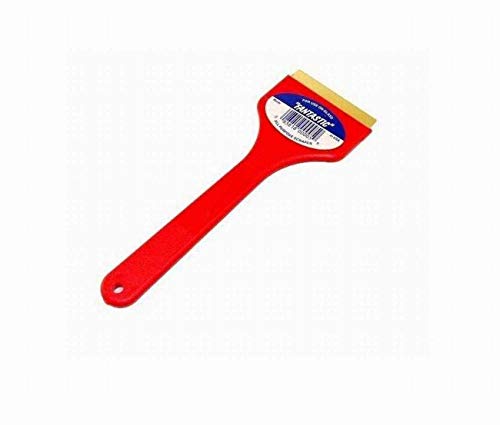 Product Cover CJ Industries F101 Fantastic Ice Scraper with Brass Blade, Red