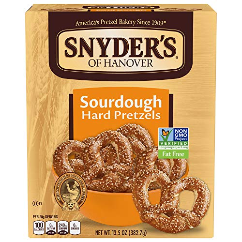 Product Cover Snyder's of Hanover Pretzels, Sourdough Hard Pretzels, 13.5 Ounce Box, Pack of 12