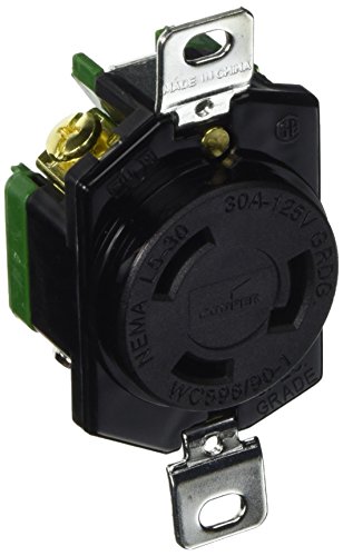 Product Cover EATON Cooper Wiring Devices, L530R-Single Locking Receptacle, 30A -125V, 2-pole, 3-wire Grounding Back & Side Wire, Fed. SpeclW-C-596F