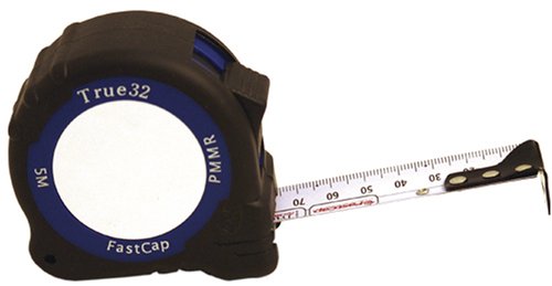 Product Cover Fast Cap, PMMR-TRUE32, Tape Measure, 1 In x 16 ft, Black/Blue