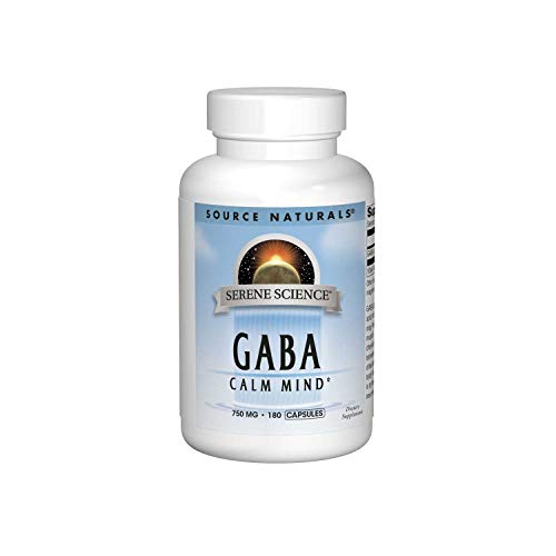 Product Cover Source Naturals Serene Science GABA 750 mg Calm Mind - 180 Capsules