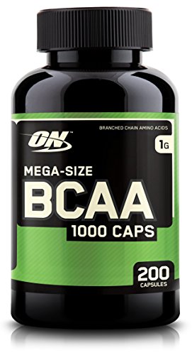 Product Cover Optimum Nutrition Instantized BCAA Branched Chain Essential Amino Acids Capsules, 1000mg, 200 Count