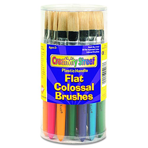 Product Cover Creativity Street 5167 Colossal Brush, Natural Bristle, Flat (Set of 30)