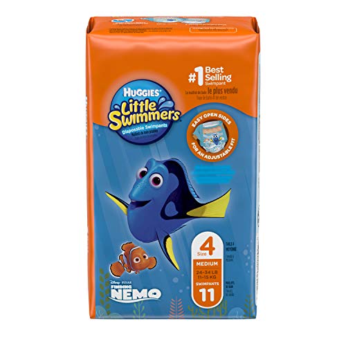 Product Cover Huggies Little Swimmers Disposable Swimpants, Medium, Pack/11 Disney Character may be different