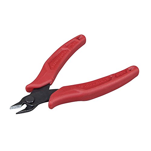 Product Cover Klein Tools D275-5 Lightweight Flush Cutter, Up to 16 AWG, Grips Designed for Tool Control and Heat Treated For Durability