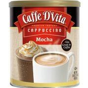 Product Cover Caffe D'Vita Mocha Instant Cappuccino Mix / Powder - Pack of 6 - 1 lb. cans (16 oz.)