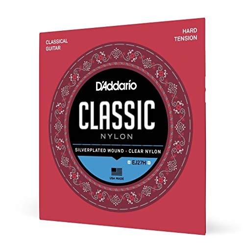 Product Cover D'Addario EJ27H Student Nylon Classical Guitar Strings, Hard Tension