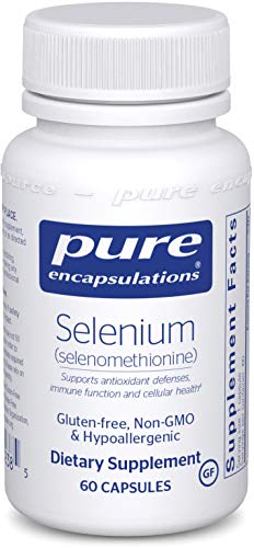 Product Cover Pure Encapsulations - Selenium (Selenomethionine) - Hypoallergenic Antioxidant Supplement for Immune System Support* - 60 Capsules