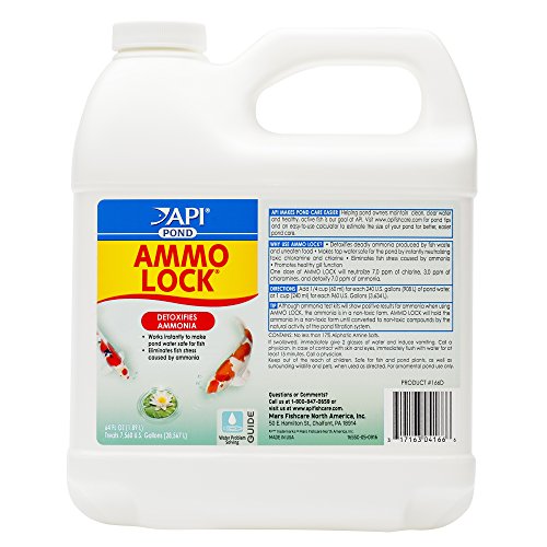 Product Cover Aquarium Pharmaceuticals Pondcare Ammo-lock Ammonia Rem 64 Ounces - 166D
