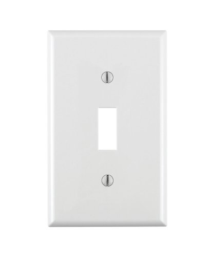 Product Cover Leviton 80701-W, 1 Gang 1-pack, White