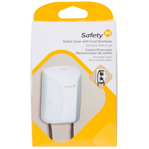 Product Cover Safety 1st Outlet Cover with Cord Shortener for Baby Proofing