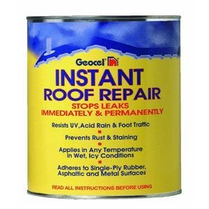 Product Cover Geocel 25200 Instant Roof Repair Brushable Coating, 1 qt, Clear