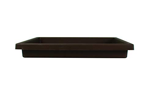 Product Cover Akro Mils SRO15500E21 Accent Tray for the 15.5 Inch Accent Planter, Chocolate, 14-Inch Tray