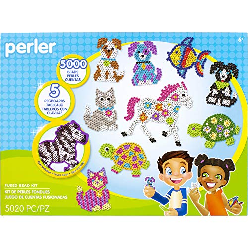 Product Cover Perler Pet Parade Deluxe Fuse Bead Craft Activity Kit, 5020 pcs