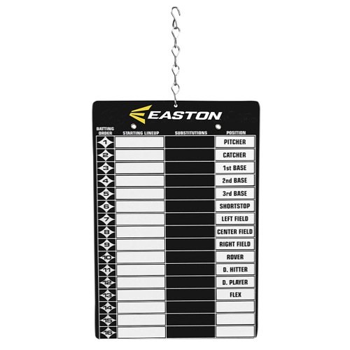 Product Cover EASTON ULTIMATE Magnetic Line Up Board | 2020 | Keep Your Team Lineup Like The Pro's | Includes Pen and Hanging Fence Hood | Everyone Player Will Know Their Position And Batting Order