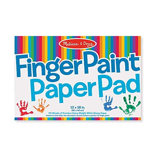 Product Cover Melissa & Doug Finger-Paint Paper Pad, 12