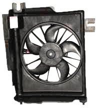 Product Cover TYC 610730 Dodge Ram Pickup Replacement Condenser Cooling Fan Assembly