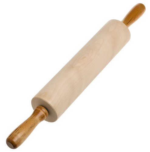 Product Cover J.K. Adams 12-Inch-by-2-3/4-Inch Maple Wood Medium Gourmet Rolling Pin