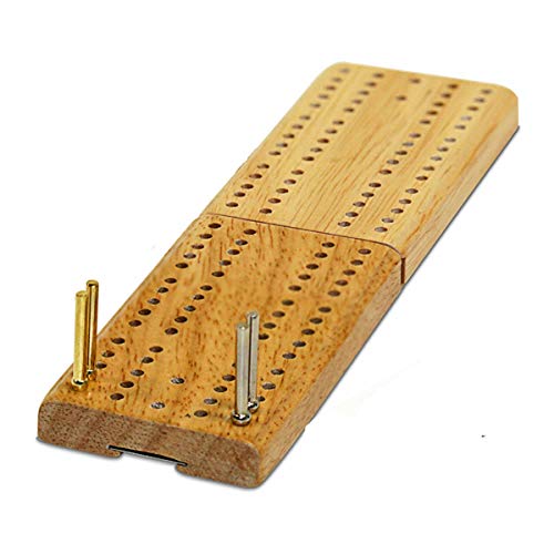 Product Cover WE Games Foldable 2 Track Cribbage with Metal Pegs - Travel Size