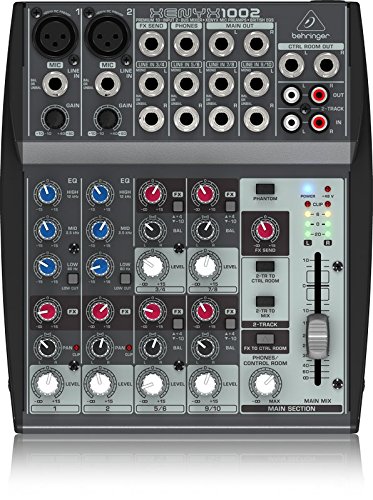 Product Cover Behringer Xenyx 1002 Premium 10-Input 2-Bus Mixer with XENYX Mic Preamps and British Eqs