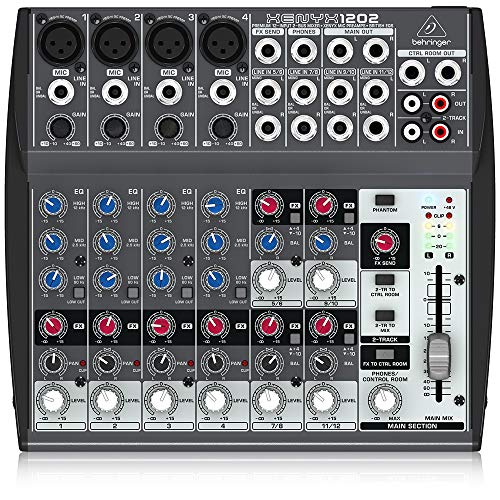 Product Cover Behringer Xenyx 1202 Premium 12-Input 2-Bus Mixer with XENYX Mic Preamps and British Eqs