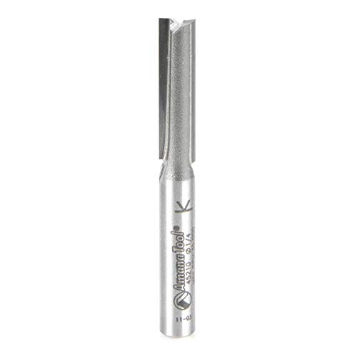 Product Cover Amana Tool - 45210 Carbide Tipped Straight Plunge High Production 1/4 Dia x 1