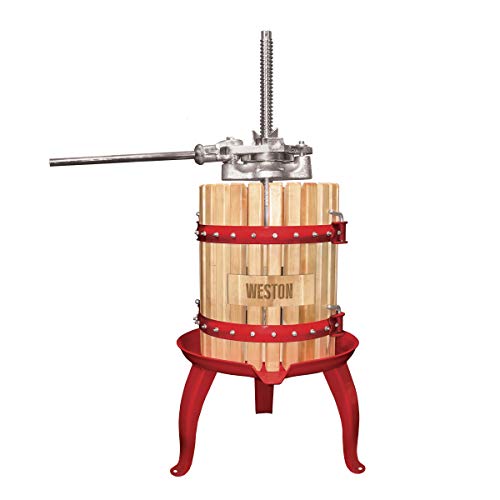 Product Cover Weston 05-0101 4 Gallon Fruit and Wine Press, Blocks, for Juice and Cider