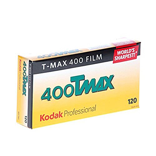 Product Cover Kodak 856 8214 Professional 400 Tmax Black and White Negative Film 120 (ISO 400) 5 Roll Pack