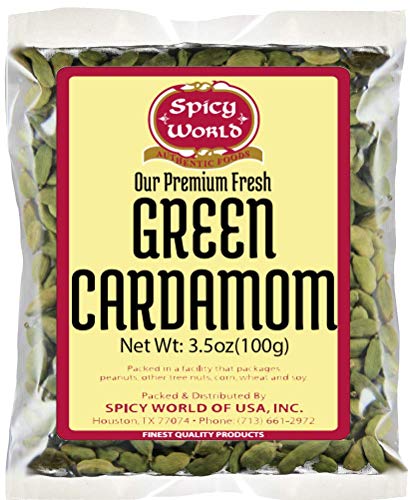 Product Cover Spicy World Green Cardamom Pods, 3.5 Ounce