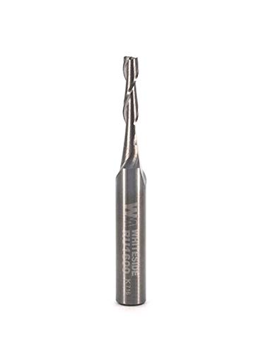 Product Cover Whiteside Router Bits RU1600 Standard Spiral Bit with Up Cut Solid Carbide 1/8-Inch Cutting Diameter and 1/2-Inch Cutting Length