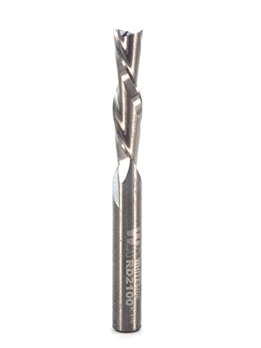 Product Cover Whiteside Router Bits RD2100 Standard Spiral Bit with Down Cut Solid Carbide 1/4-Inch Cutting Diameter and 1-Inch Cutting Length