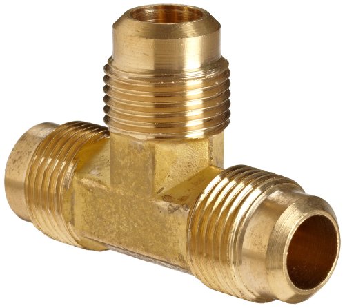 Product Cover Anderson Metals Brass Tube Fitting, Flare Tee, 3/8