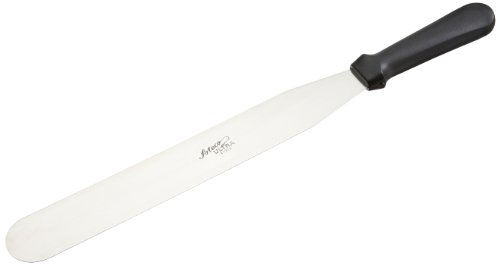 Product Cover Ateco 1312 Ultra Straight Spatula with 12-Inch Stainless Steel Blade, Plastic Handle, Dishwasher Safe