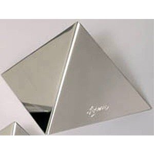 Product Cover Ateco 4937 Stainless Steel Large Pyramid Mold, 4.75 by 3.25-Inches High