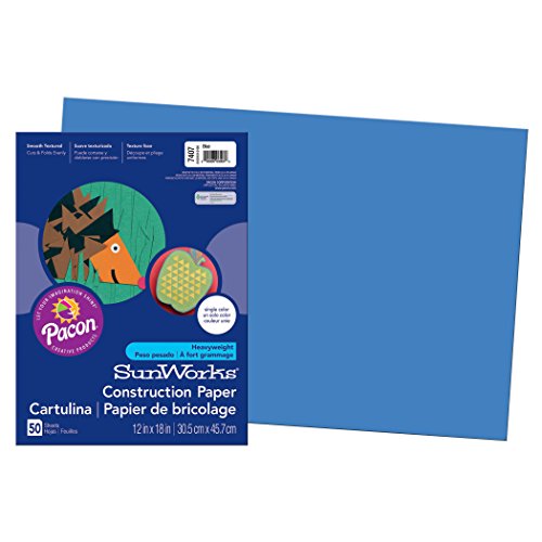 Product Cover SunWorks Construction Paper, Blue,  12