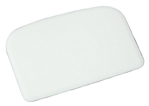 Product Cover Chef Craft 20808 Flexible Dough Scraper, Plastic 6 in L x 4 in W White