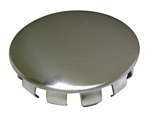 Product Cover Plumb Pak PP21511 Snap-in Faucet Hole Cover, 1-1/2 in Od, Stainless Steel