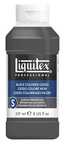 Product Cover Liquitex Professional Black Gesso Surface Prep Medium Bottle, 8-Ounce
