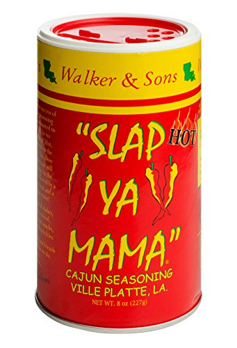 Product Cover Slap Ya Mama Louisiana Style Cajun Seasoning, Hot Blend, MSG Free and Kosher, 8 Ounce Can