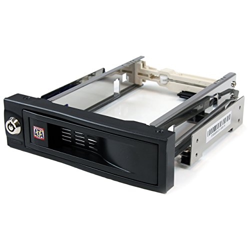 Product Cover StarTech.com 5.25in Trayless Hot Swap Mobile Rack for 3.5in Hard Drive - Internal SATA Backplane Enclosure (HSB100SATBK)