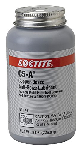 Product Cover Loctite 51147 C5-A Copper Based Anti-Seize, -30 to 1800 degrees F Temperature Range, 8 oz