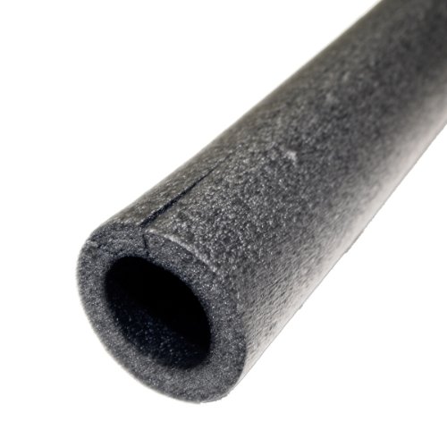 Product Cover M-D Building Products 50154 3/8-Inch Wall 1-Inch by 6-Feet Tube Pipe Insulation, Black