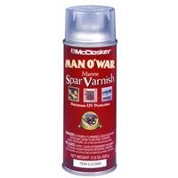 Product Cover McCloskey 7555 Man O'War Spar Marine Varnish, 11.5-Ounce Spray, Clear Satin