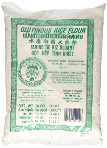 Product Cover Dried Sweet Glutinous Rice Flour - 2x 1 Lb (Traditional Water Milled)