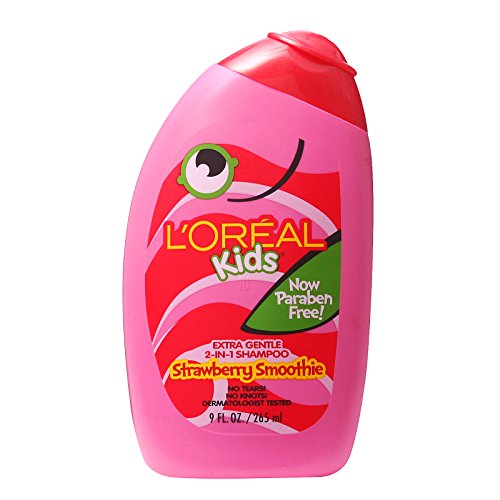Product Cover L'Oreal Kids Extra Gentle 2-in-1 Shampoo, Strawberry Smoothie, 9 fl. oz.